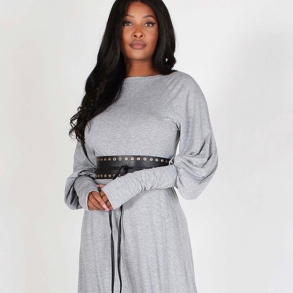 Maxi Gray or Black Dress - Picture 5 of 5